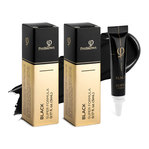 Phibrows Black SUPER - 2pcs