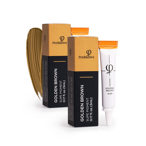 PhiBrows Goldenbrown SUPE Pigment 5ml - 2pcs