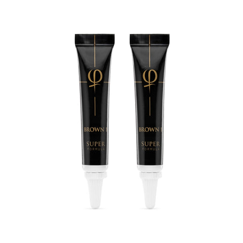 PhiBrows Brown 1 SUPER - 2pcs