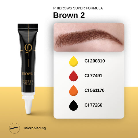 Phibrows Brown 2 SUPER 5ml