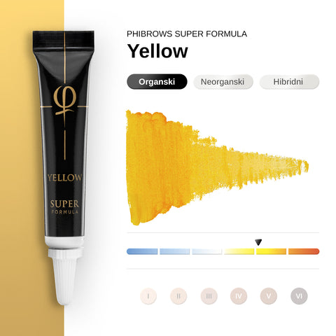 Phibrows Yellow SUPER - 2pcs