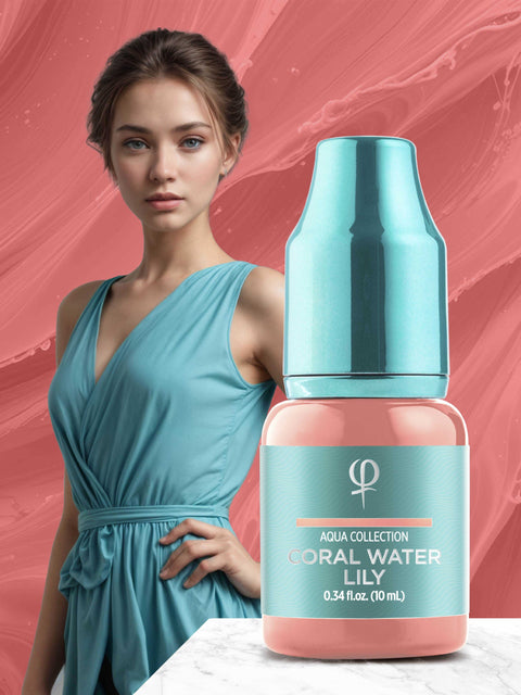 Coral Water Lily PMU pigment 10ml-Correction color