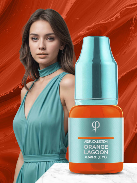 Orange Lagoon PMU pigment 10ml- Activator