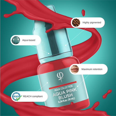 Aqua Pink Blush PMU pigment 10ml