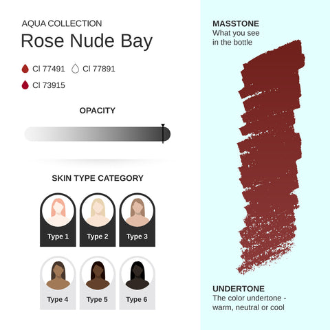 Rose Nude Bay PMU Pigment 10ml